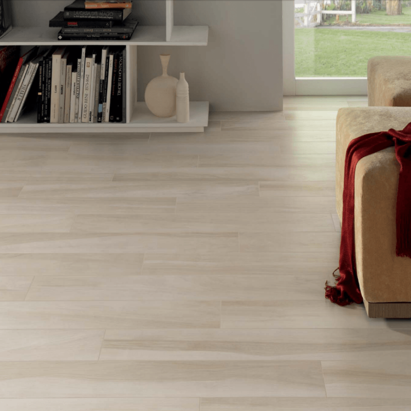 V1 T1 4 White Wood Look Porcelain Tile Rai Designs Bianco 6 X 36